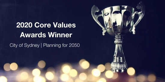 2020 Core Values Awards Winner - City of Sydney